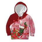 Pink Galah Cockatoo Christmas Australia Kid Hoodie Aussie Xmas Sock Coquette Bow