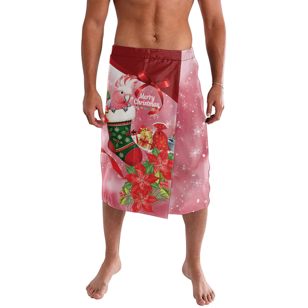 Pink Galah Cockatoo Christmas Australia Lavalava Aussie Xmas Sock Coquette Bow