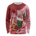 Pink Galah Cockatoo Christmas Australia Long Sleeve Shirt Aussie Xmas Sock Coquette Bow