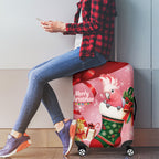Pink Galah Cockatoo Christmas Australia Luggage Cover Aussie Xmas Sock Coquette Bow