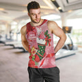 Pink Galah Cockatoo Christmas Australia Men Tank Top Aussie Xmas Sock Coquette Bow