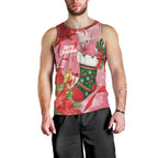 Pink Galah Cockatoo Christmas Australia Men Tank Top Aussie Xmas Sock Coquette Bow
