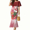 Pink Galah Cockatoo Christmas Australia Mermaid Dress Aussie Xmas Sock Coquette Bow