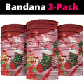 Pink Galah Cockatoo Christmas Australia Neck Gaiter Aussie Xmas Sock Coquette Bow