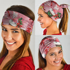 Pink Galah Cockatoo Christmas Australia Neck Gaiter Aussie Xmas Sock Coquette Bow