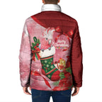 Pink Galah Cockatoo Christmas Australia Padded Jacket Aussie Xmas Sock Coquette Bow