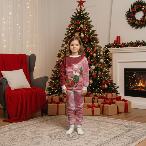 Pink Galah Cockatoo Christmas Australia Christmas Pajama Set Aussie Xmas Sock Coquette Bow