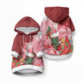 Pink Galah Cockatoo Christmas Australia Pet Hoodie Aussie Xmas Sock Coquette Bow