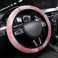 Pink Galah Cockatoo Christmas Australia Steering Wheel Cover Aussie Xmas Sock Coquette Bow