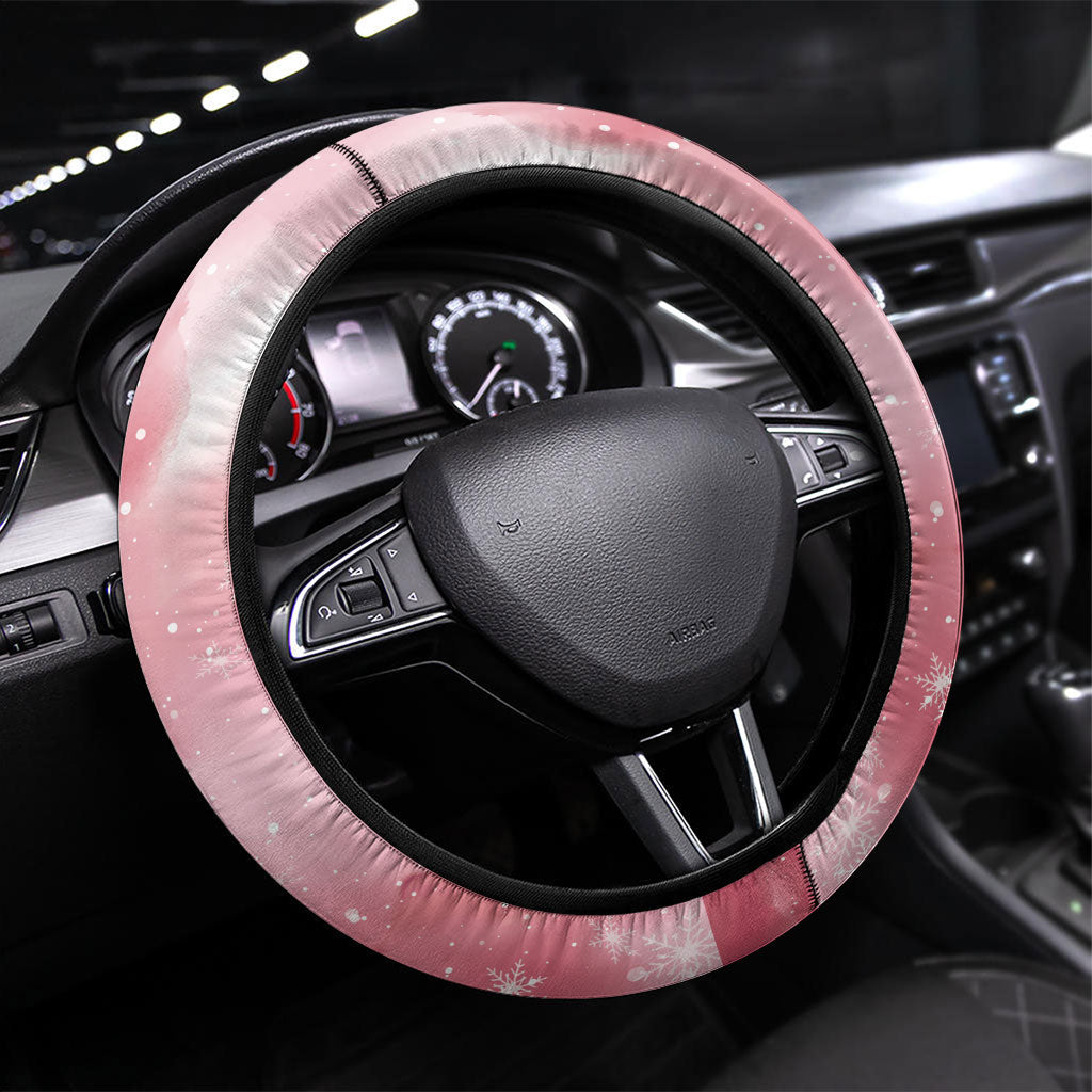 Pink Galah Cockatoo Christmas Australia Steering Wheel Cover Aussie Xmas Sock Coquette Bow