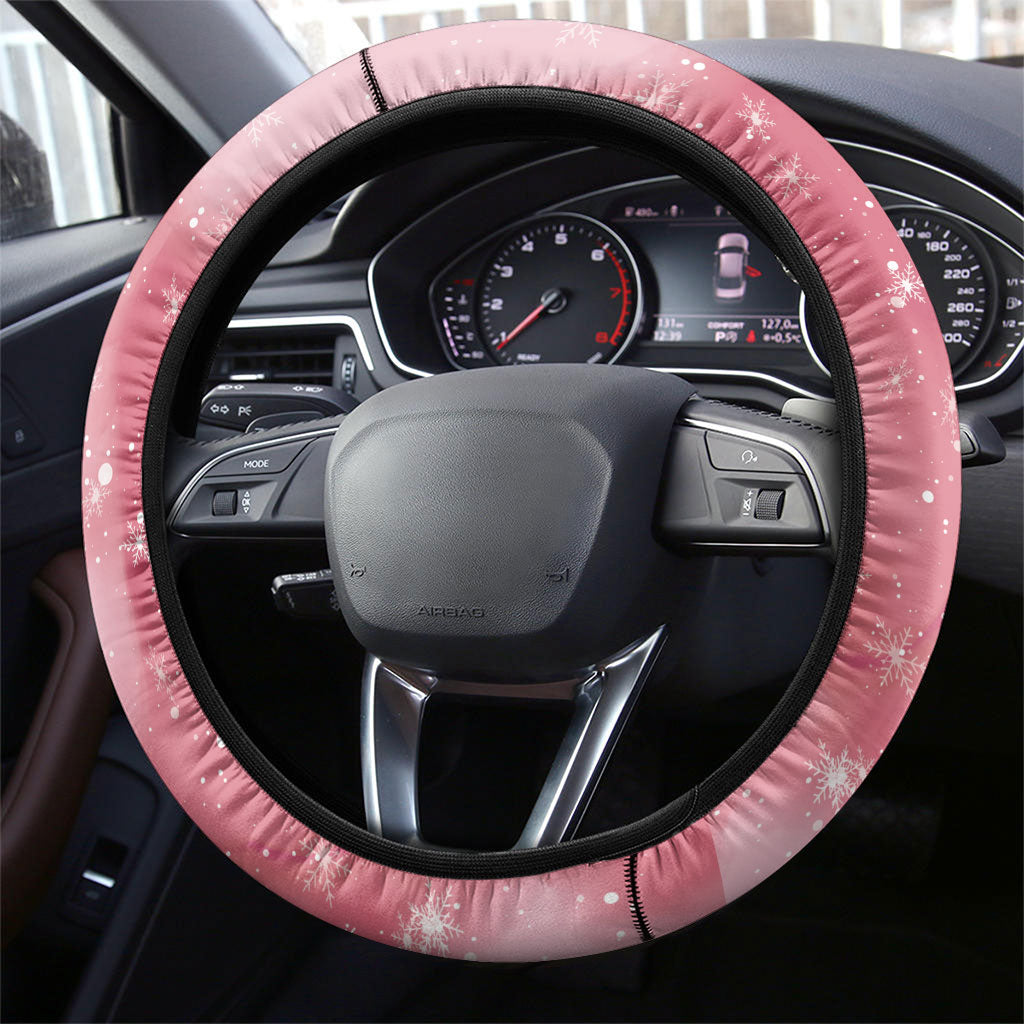 Pink Galah Cockatoo Christmas Australia Steering Wheel Cover Aussie Xmas Sock Coquette Bow