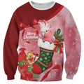 Pink Galah Cockatoo Christmas Australia Sweatshirt Aussie Xmas Sock Coquette Bow