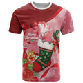 Pink Galah Cockatoo Christmas Australia T Shirt Aussie Xmas Sock Coquette Bow