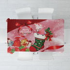Pink Galah Cockatoo Christmas Australia Tablecloth Aussie Xmas Sock Coquette Bow