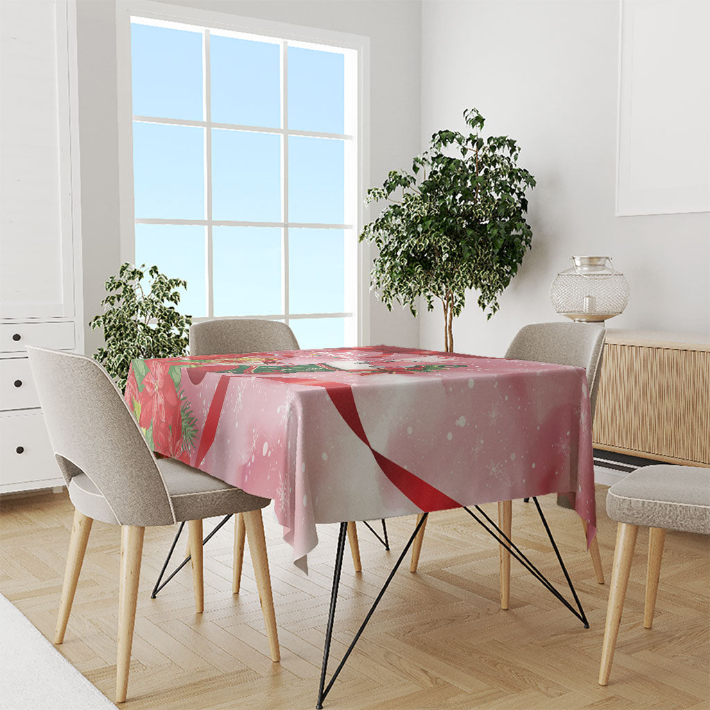 Pink Galah Cockatoo Christmas Australia Tablecloth Aussie Xmas Sock Coquette Bow
