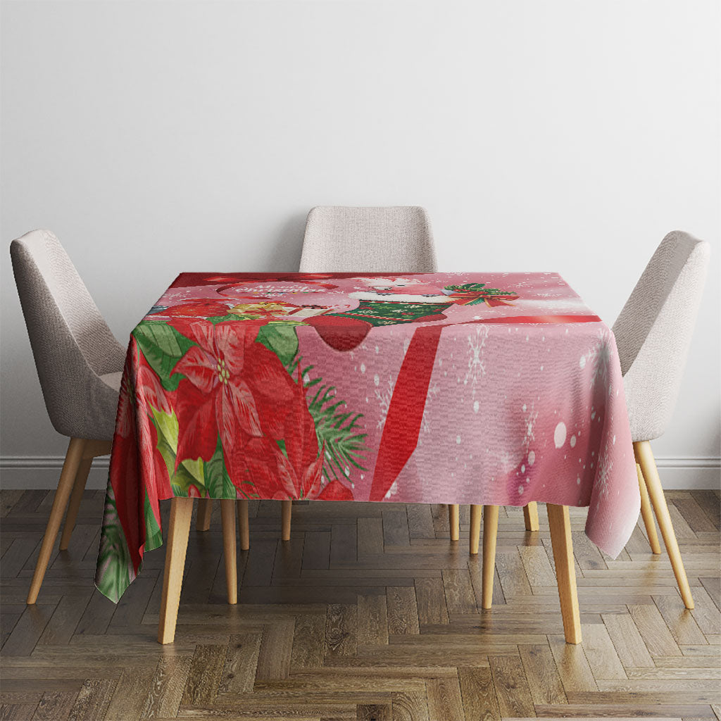Pink Galah Cockatoo Christmas Australia Tablecloth Aussie Xmas Sock Coquette Bow