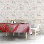 Pink Galah Cockatoo Christmas Australia Tablecloth Aussie Xmas Sock Coquette Bow