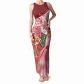 Pink Galah Cockatoo Christmas Australia Tank Maxi Dress Aussie Xmas Sock Coquette Bow