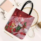 Pink Galah Cockatoo Christmas Australia Tote Bag Aussie Xmas Sock Coquette Bow