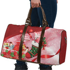 Pink Galah Cockatoo Christmas Australia Travel Bag Aussie Xmas Sock Coquette Bow