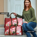 Pink Galah Cockatoo Christmas Australia Travel Bag Aussie Xmas Sock Coquette Bow