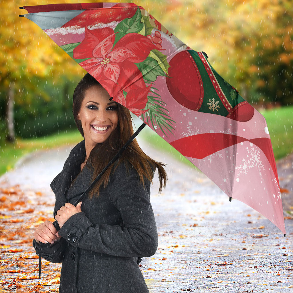 Pink Galah Cockatoo Christmas Australia Umbrella Aussie Xmas Sock Coquette Bow