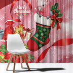 Pink Galah Cockatoo Christmas Australia Window Curtain Aussie Xmas Sock Coquette Bow