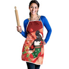 Black Cockatoo Christmas Australia Apron Aussie Xmas Sock Coquette Bow