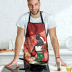 Black Cockatoo Christmas Australia Apron Aussie Xmas Sock Coquette Bow