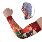 Black Cockatoo Christmas Australia Arm Sleeves Aussie Xmas Sock Coquette Bow