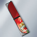 Black Cockatoo Christmas Australia Auto Sun Shade Aussie Xmas Sock Coquette Bow