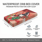Black Cockatoo Christmas Australia Baby Bed Cover Aussie Xmas Sock Coquette Bow