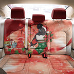 Black Cockatoo Christmas Australia Back Car Seat Cover Aussie Xmas Sock Coquette Bow