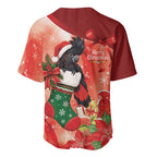 Black Cockatoo Christmas Australia Baseball Jersey Aussie Xmas Sock Coquette Bow
