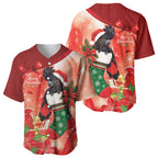 Black Cockatoo Christmas Australia Baseball Jersey Aussie Xmas Sock Coquette Bow