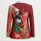 Black Cockatoo Christmas Australia Blazer Aussie Xmas Sock Coquette Bow