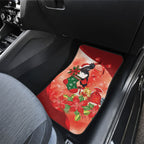 Black Cockatoo Christmas Australia Car Mats Aussie Xmas Sock Coquette Bow