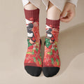 Black Cockatoo Christmas Australia Crew Socks Aussie Xmas Sock Coquette Bow