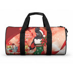 Black Cockatoo Christmas Australia Duffle Bag Aussie Xmas Sock Coquette Bow