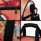 Black Cockatoo Christmas Australia Duffle Bag Aussie Xmas Sock Coquette Bow
