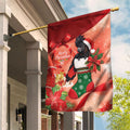 Black Cockatoo Christmas Australia Garden Flag Aussie Xmas Sock Coquette Bow