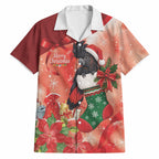 Black Cockatoo Christmas Australia Hawaiian Shirt Aussie Xmas Sock Coquette Bow