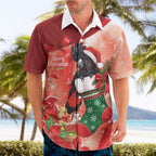 Black Cockatoo Christmas Australia Hawaiian Shirt Aussie Xmas Sock Coquette Bow