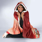 Black Cockatoo Christmas Australia Hooded Blanket Aussie Xmas Sock Coquette Bow