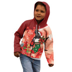 Black Cockatoo Christmas Australia Kid Hoodie Aussie Xmas Sock Coquette Bow