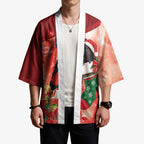 Black Cockatoo Christmas Australia Kimono Aussie Xmas Sock Coquette Bow