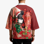 Black Cockatoo Christmas Australia Kimono Aussie Xmas Sock Coquette Bow