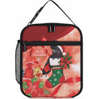 Black Cockatoo Christmas Australia Lunch Bag Aussie Xmas Sock Coquette Bow