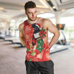 Black Cockatoo Christmas Australia Men Tank Top Aussie Xmas Sock Coquette Bow