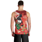Black Cockatoo Christmas Australia Men Tank Top Aussie Xmas Sock Coquette Bow